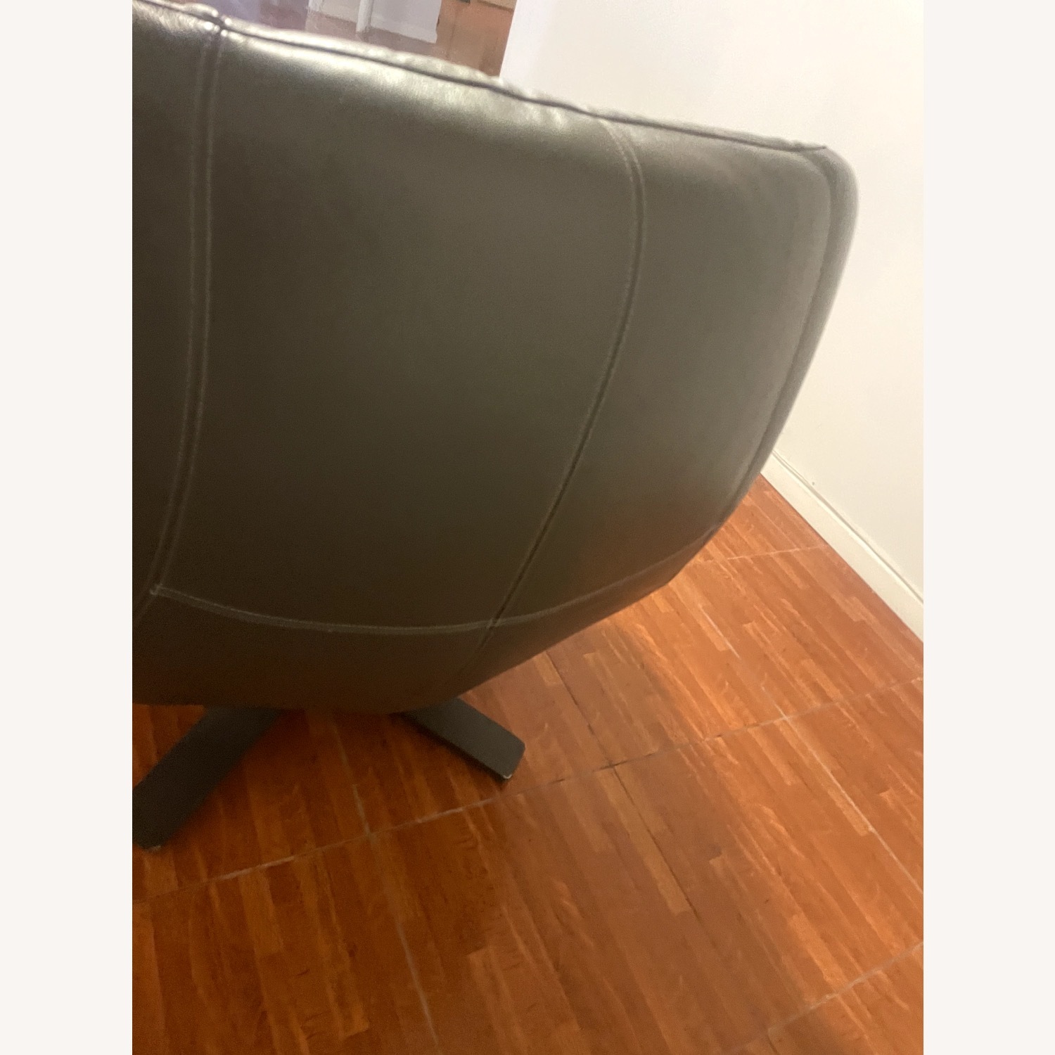 Natuzzi Chocolate Cream Recliner - image-5