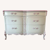 Vintage/Antique White Wood Dresser