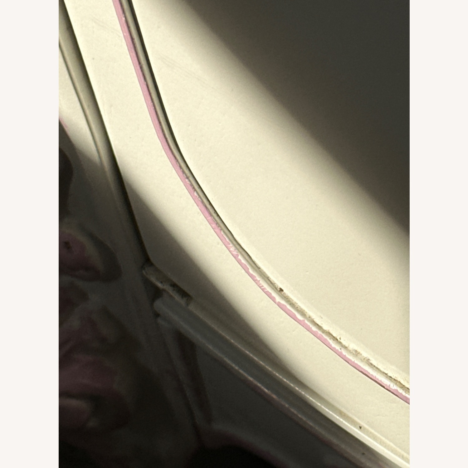 Vintage/Antique White Wood Dresser - image-8