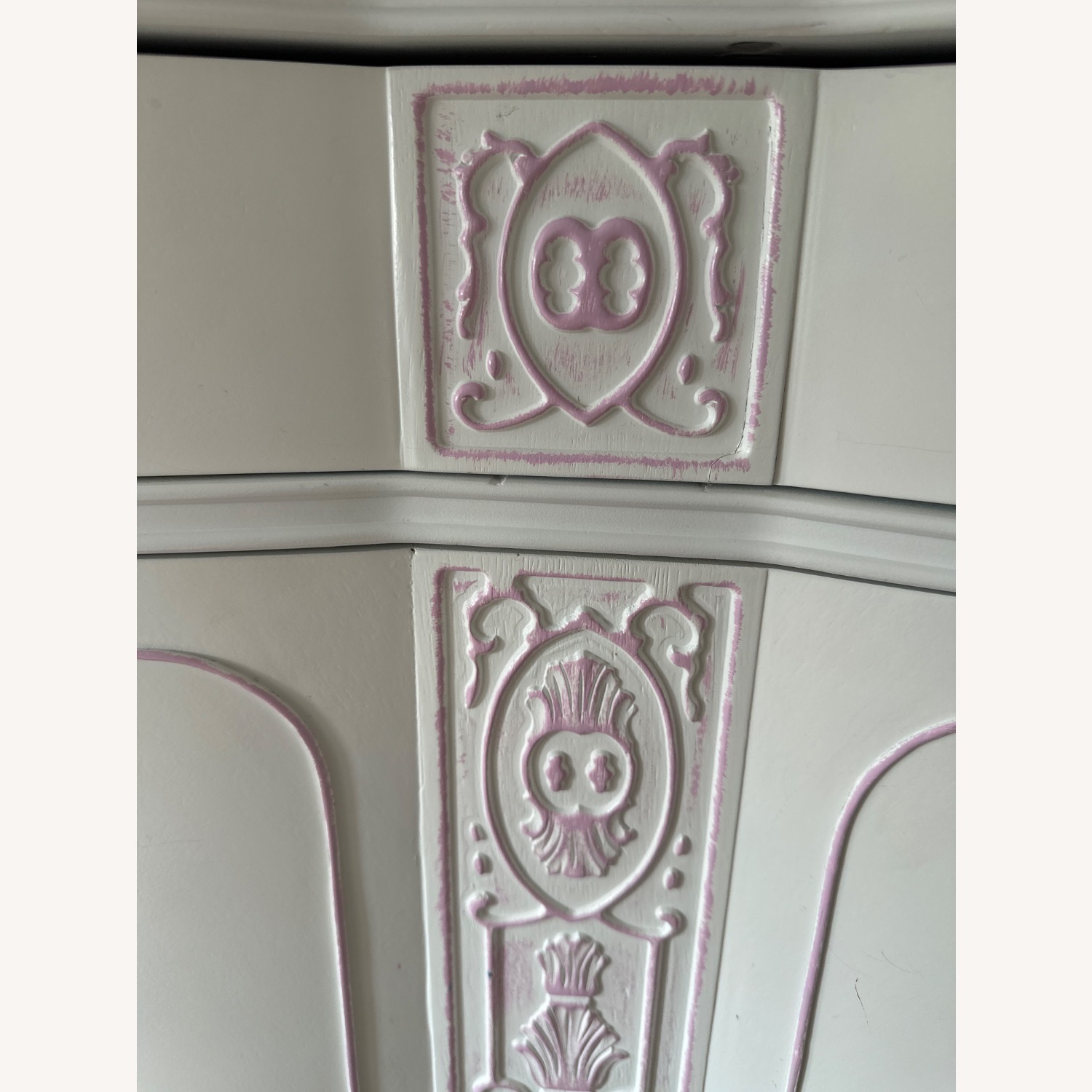 Vintage/Antique White Wood Dresser - image-5