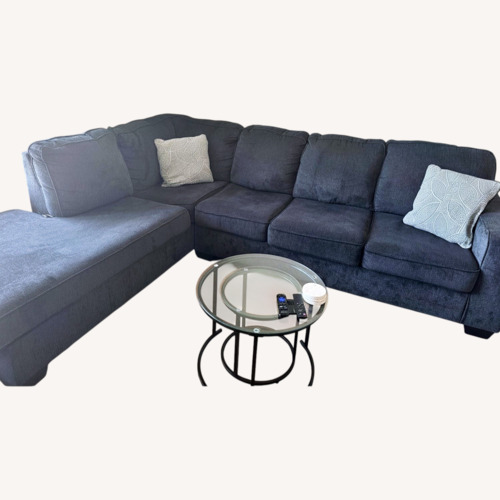 Used Dark Gray 2 Piece Sectional for sale on AptDeco