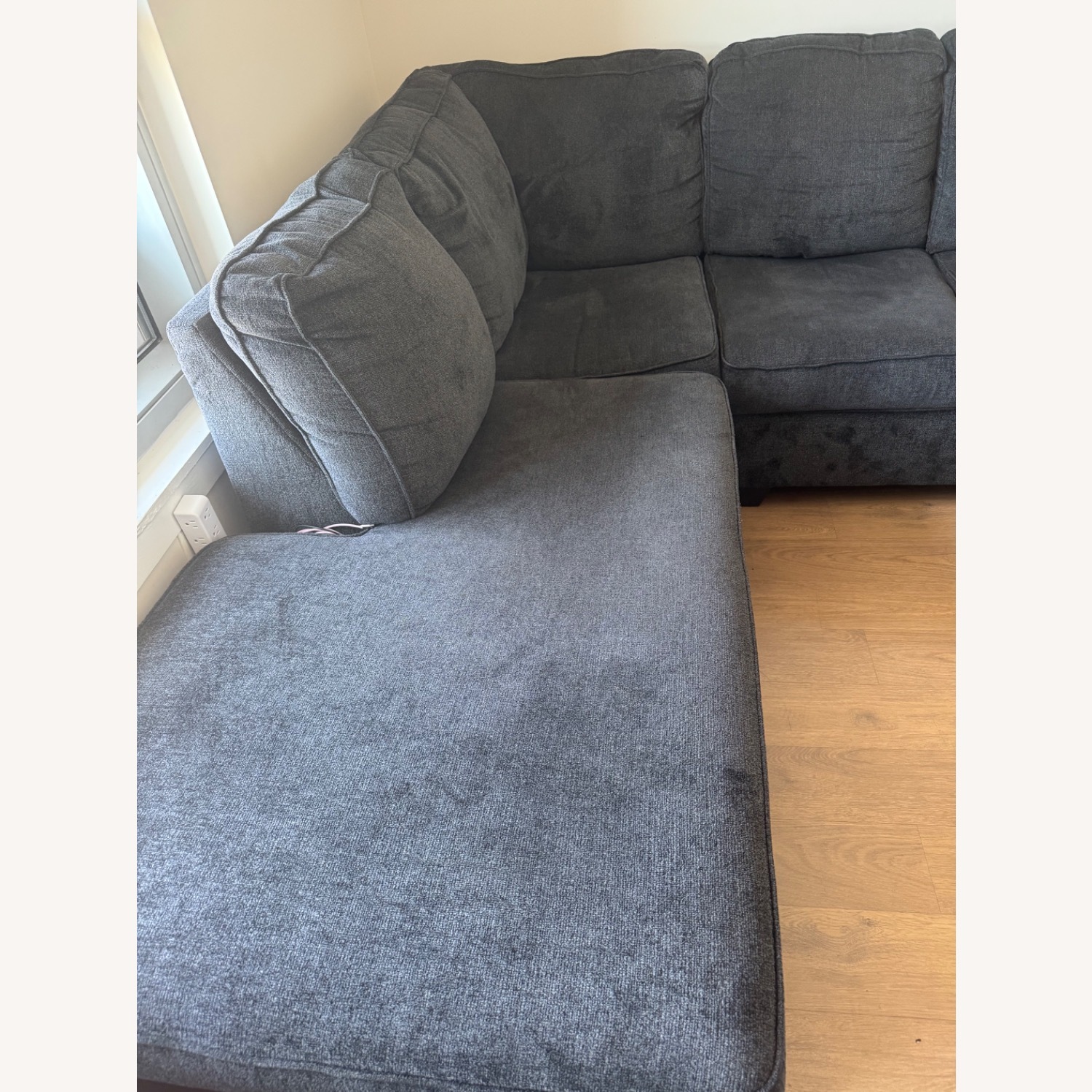 Dark Gray 2 Piece Sectional - image-4