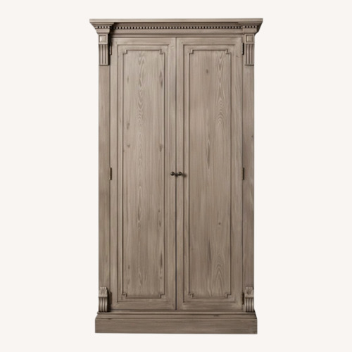 Used Restoration Hardware Light Gray St. James Cabinet for sale on AptDeco