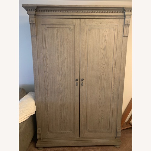 Used Restoration Hardware Light Gray St. James Cabinet for sale on AptDeco