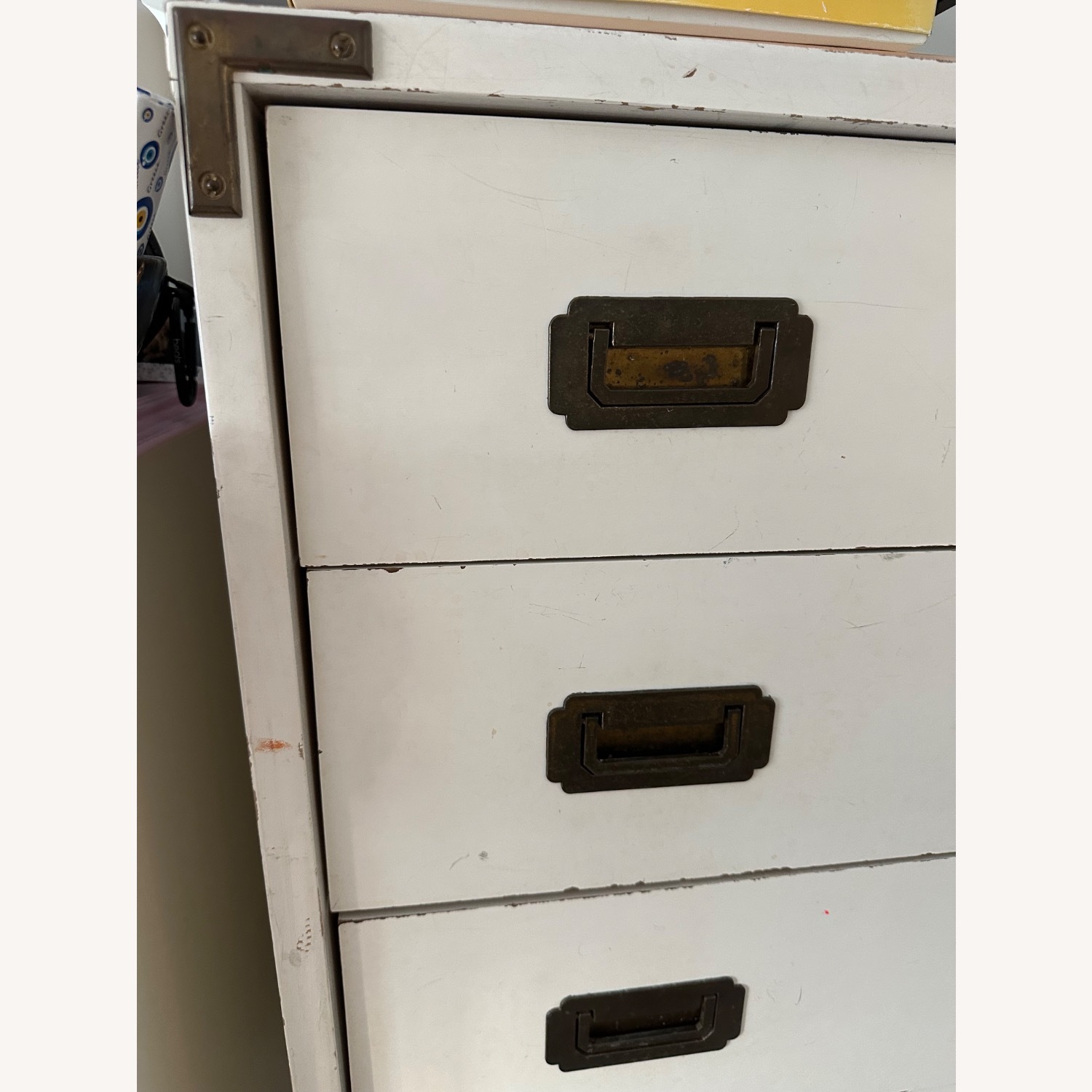 Vintage/Antique Finds White Wood Dresser - image-3