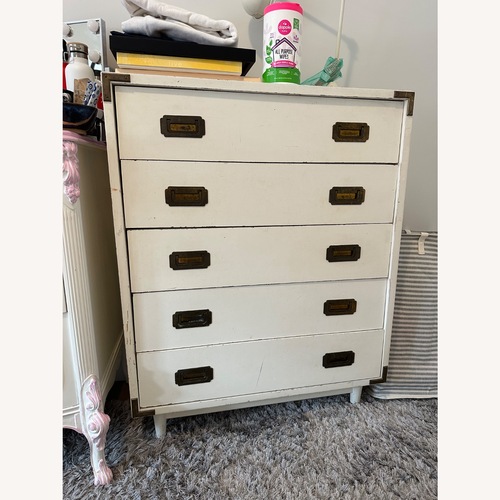 Used Vintage/Antique Finds White Wood Dresser for sale on AptDeco