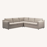 Crate & Barrel Barrett II 3-Piece L-Shaped Sectional Sofa