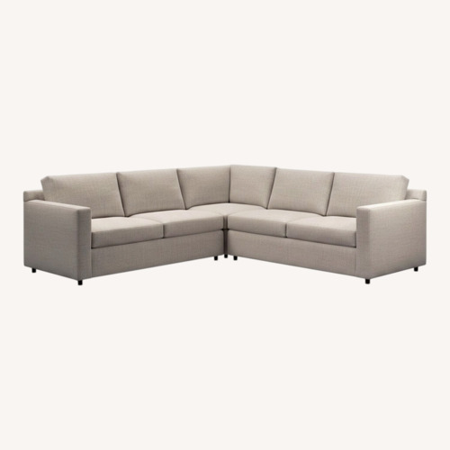 Used Crate & Barrel Barrett II 3-Piece L-Shaped Sectional Sofa for sale on AptDeco