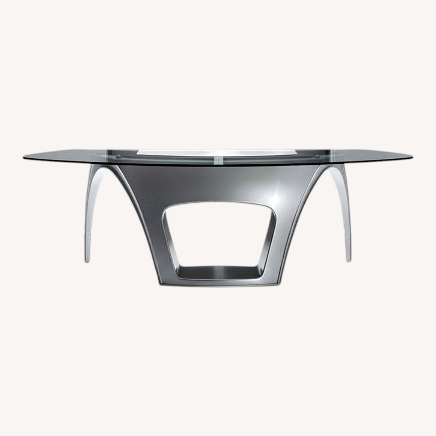 Pininfarina Silver Glass Desk - image-0