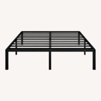 Black Queen Platform Bed Frame