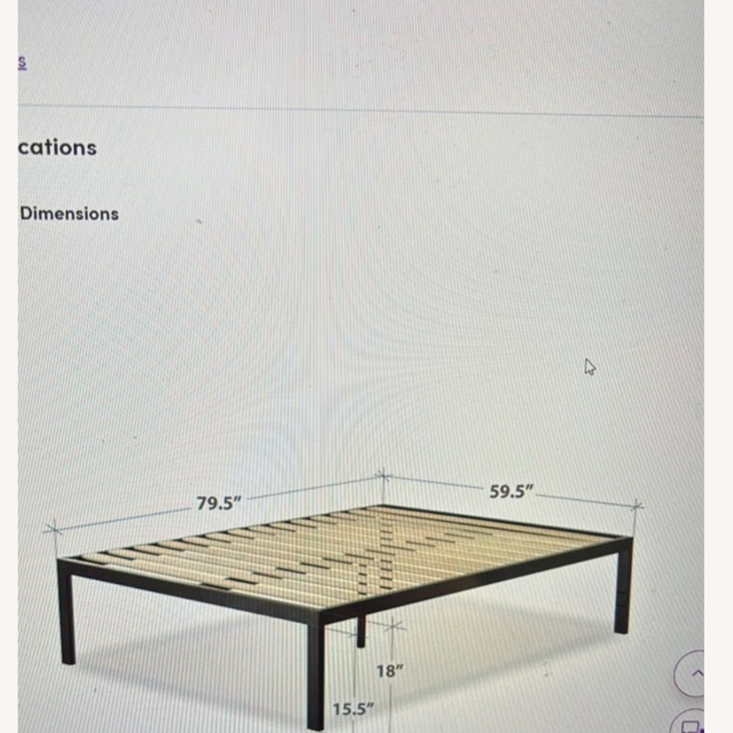 Black Queen Platform Bed Frame  - image-8