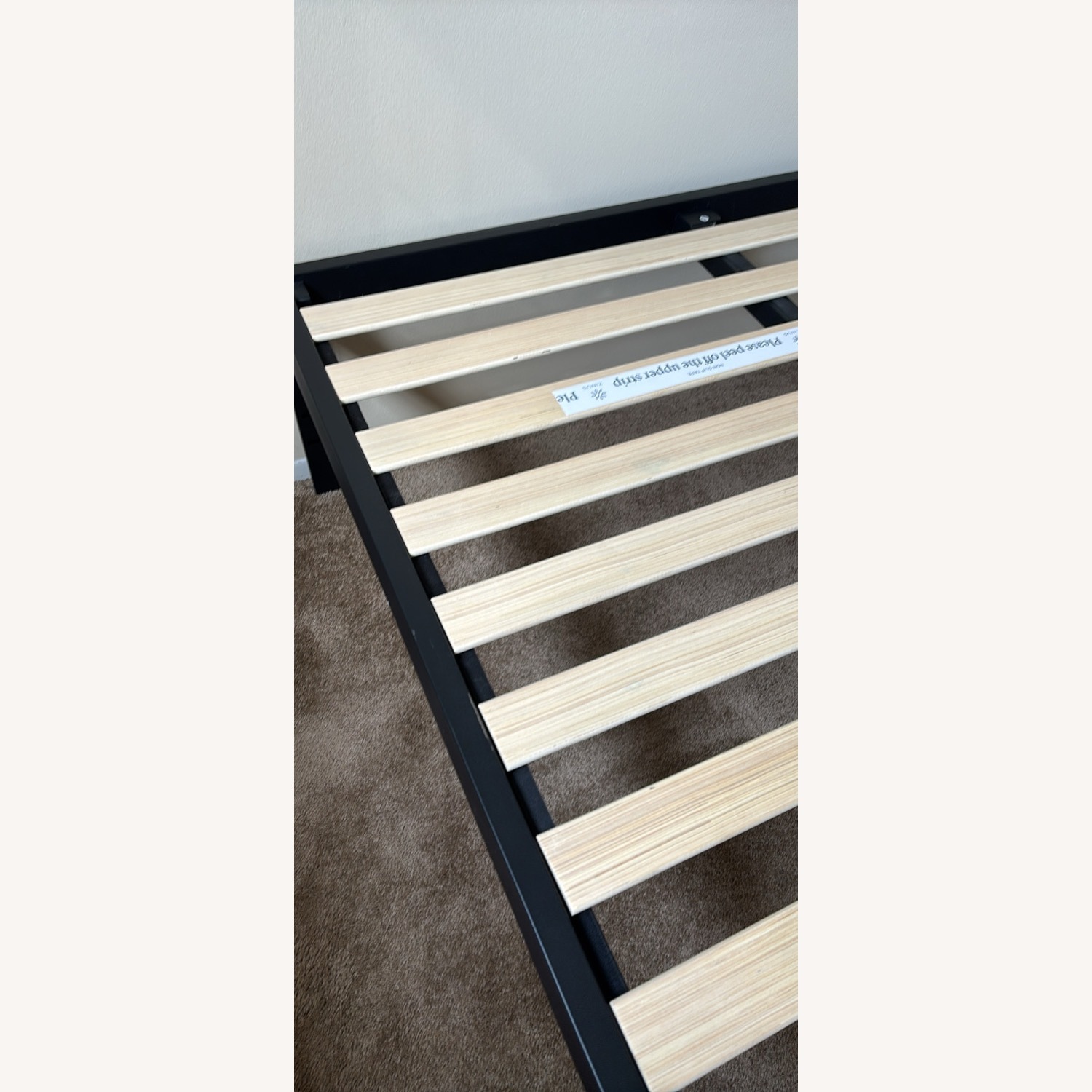 Black Queen Platform Bed Frame  - image-3