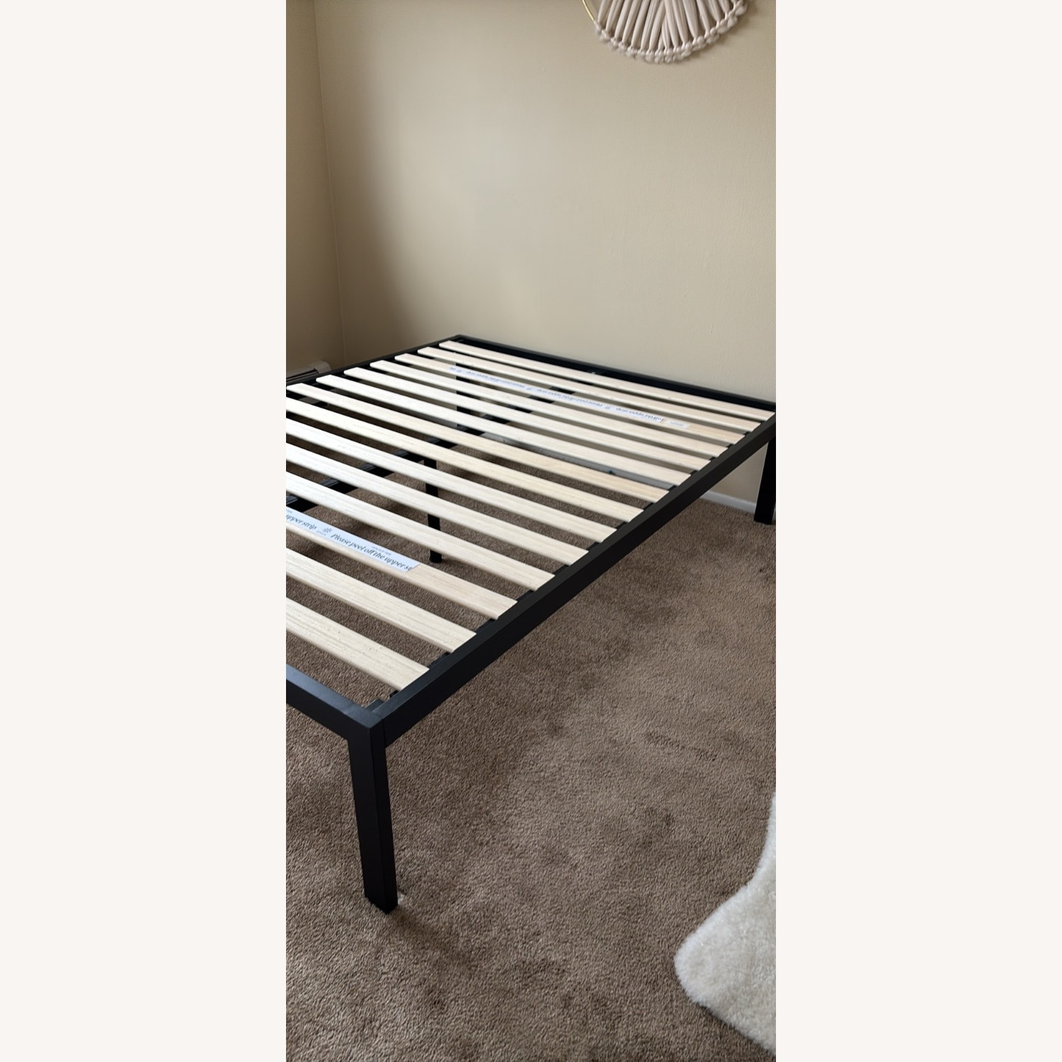 Black Queen Platform Bed Frame  - image-5