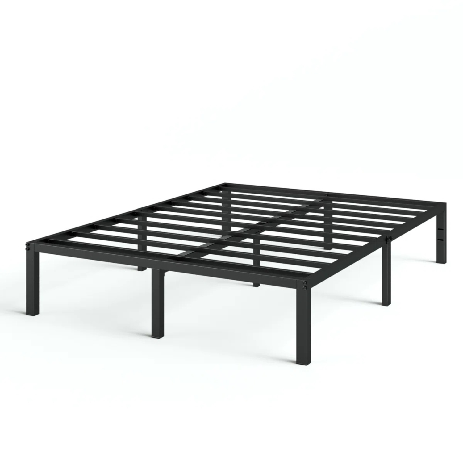 Black Queen Platform Bed Frame  - image-9