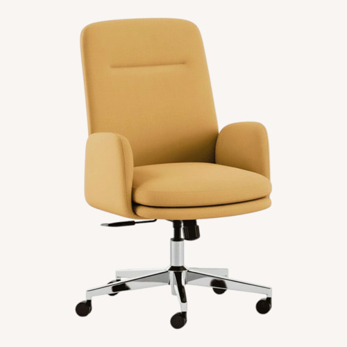 Used Branch Softside Yellow Fabric Office Chair for sale on AptDeco