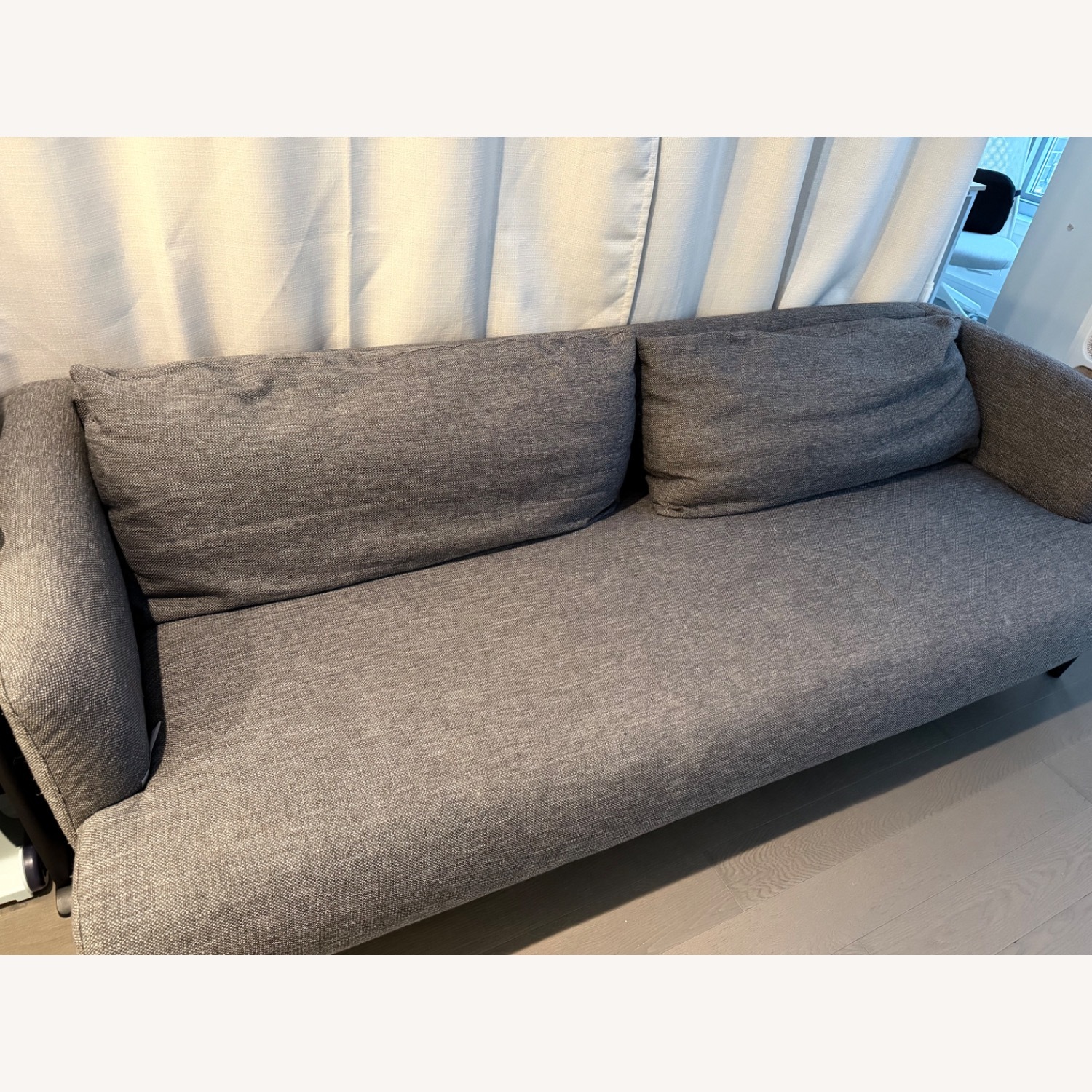 CB2 Ronan Dark Gray Fabric 2 Seater Sofa  - image-2