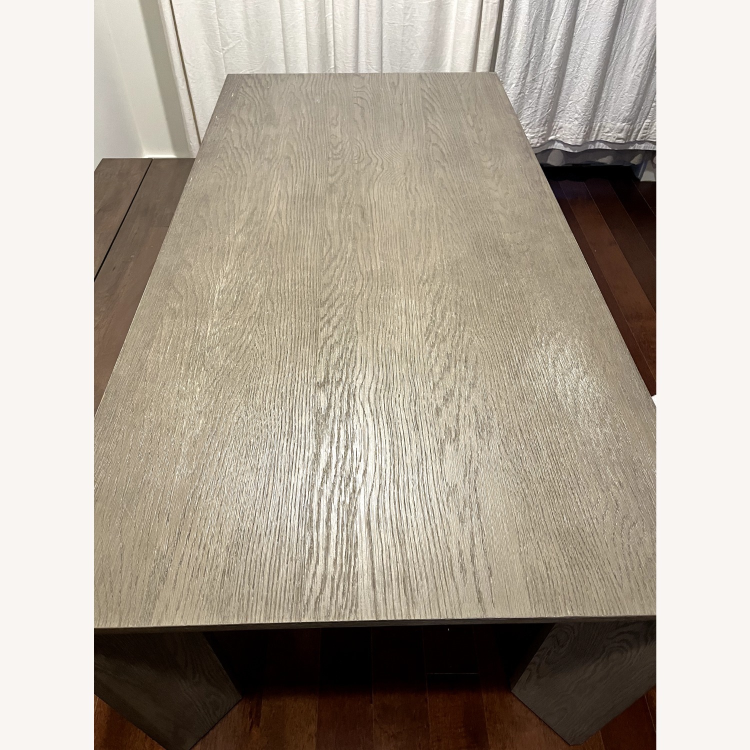 Restoration Hardware Arles Grey Oak Wood Dining Table - image-3