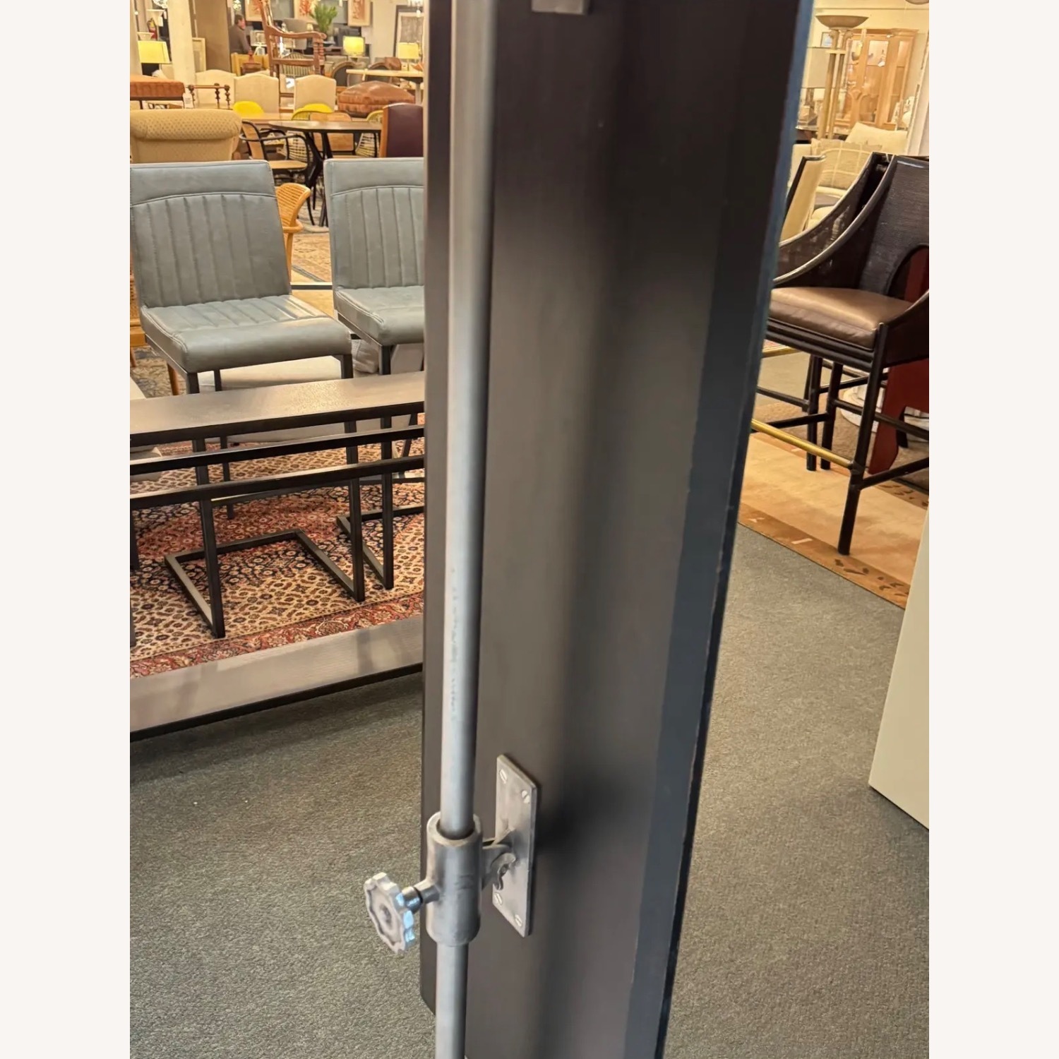 Restoration Hardware Light Gray Floor Mirror - image-7