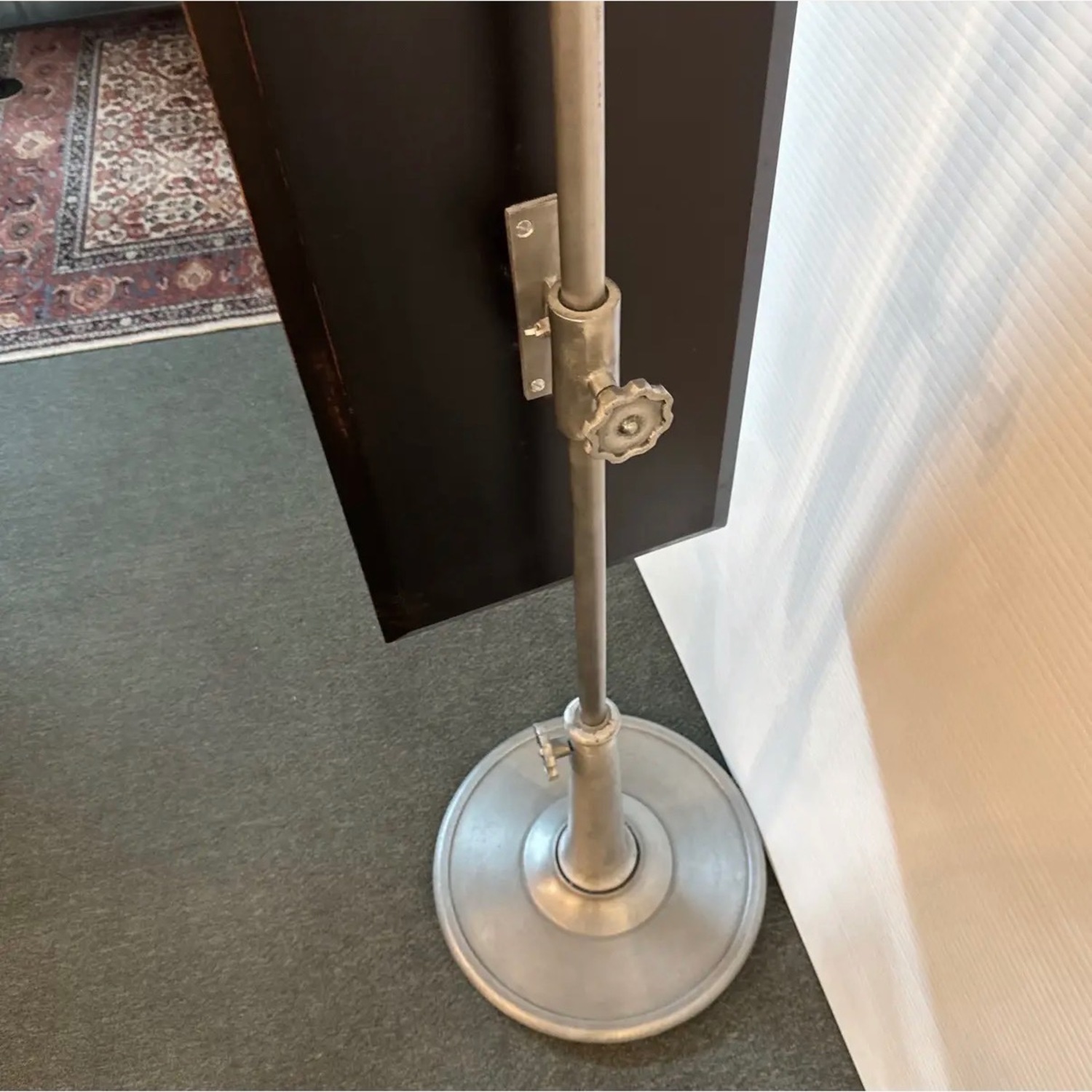 Restoration Hardware Light Gray Floor Mirror - image-5