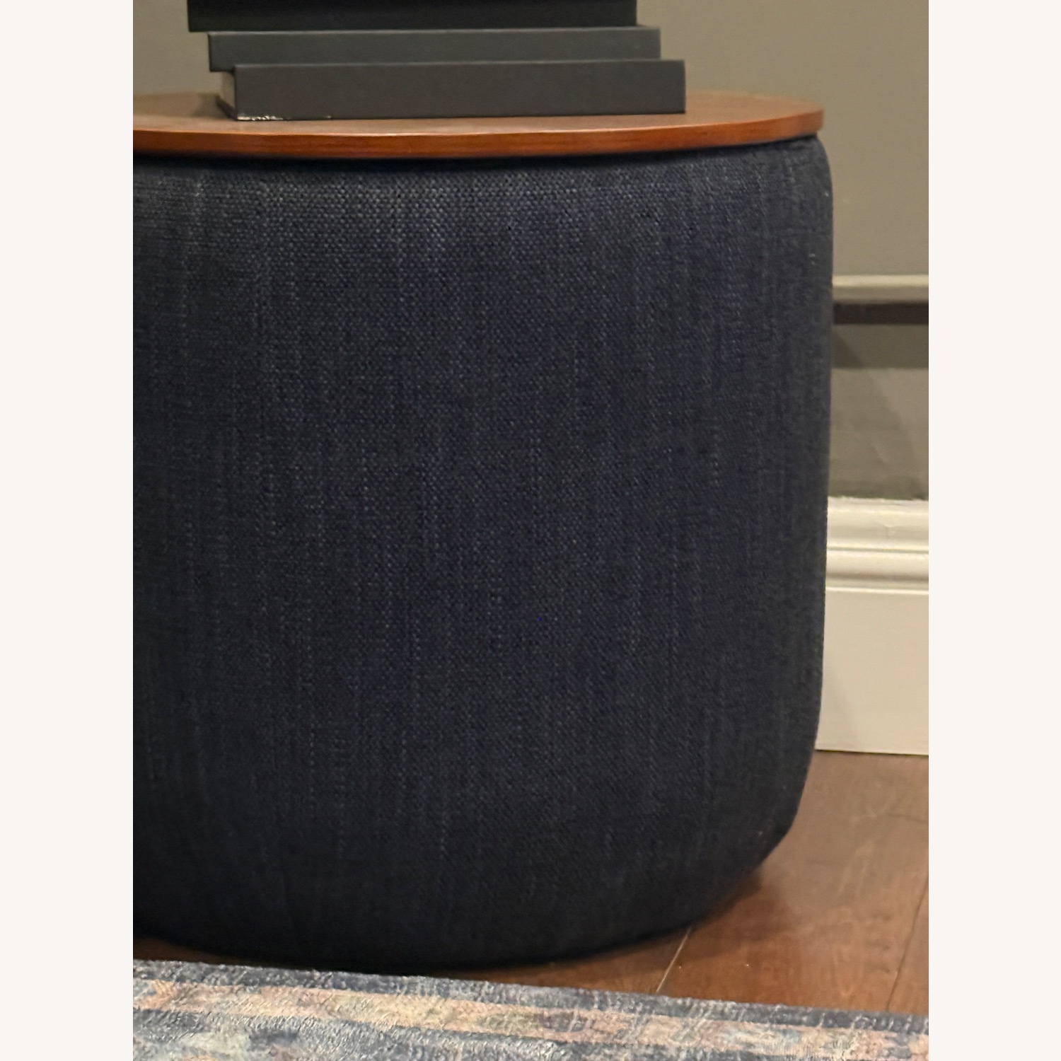 West Elm Upholstered Storage Ottoman - image-3