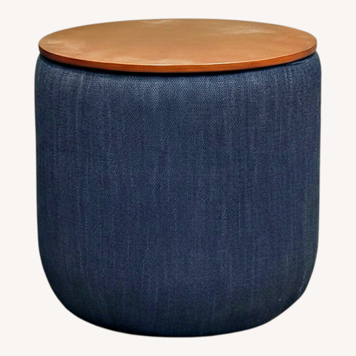 Used West Elm Upholstered Storage Ottoman for sale on AptDeco