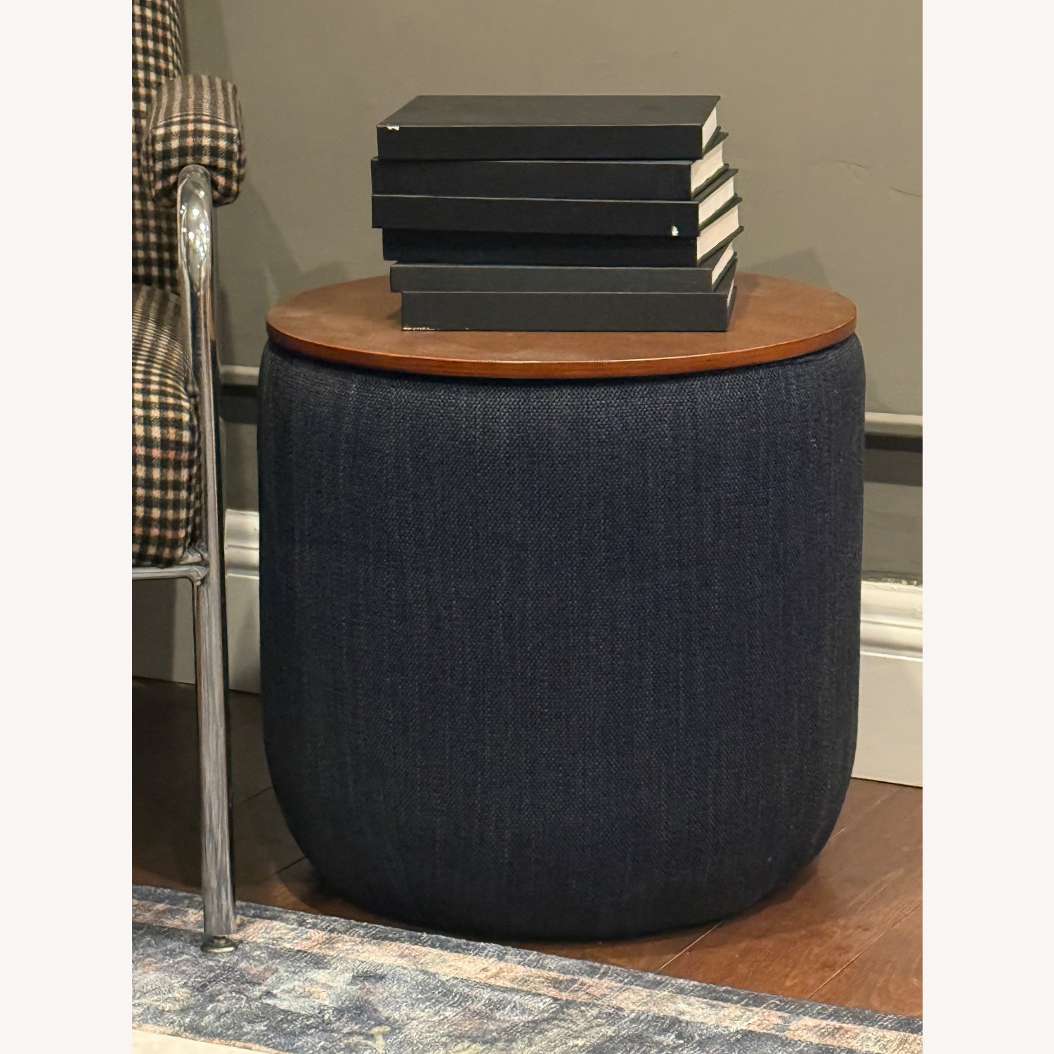 West Elm Upholstered Storage Ottoman - image-2