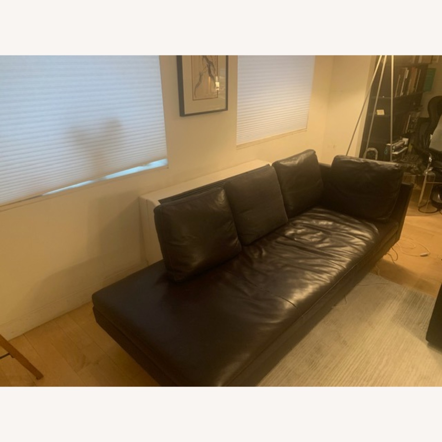 Ligne Roset Dark Brown 3+ Seater Sofa - image-1