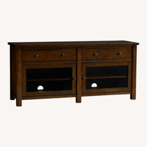 Used Pottery Barn Benchwright Grand Media Console (65") for sale on AptDeco