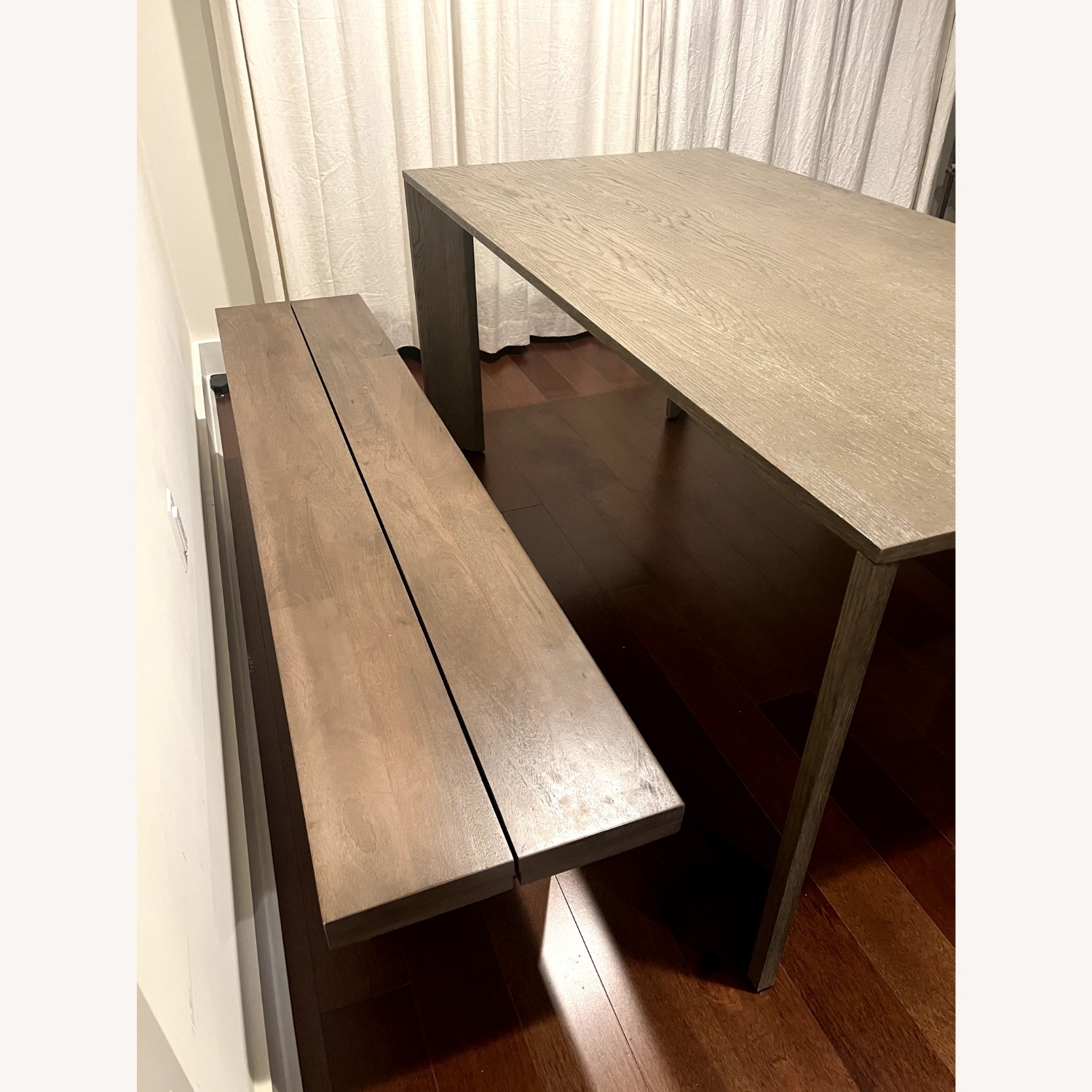 West Elm Hayden Dark Brown Wood Bench - image-3