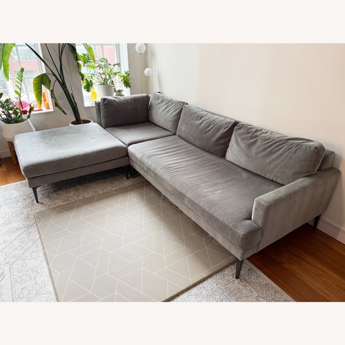 Used West Elm Andes 3-Piece Ottoman Sectional for sale on AptDeco