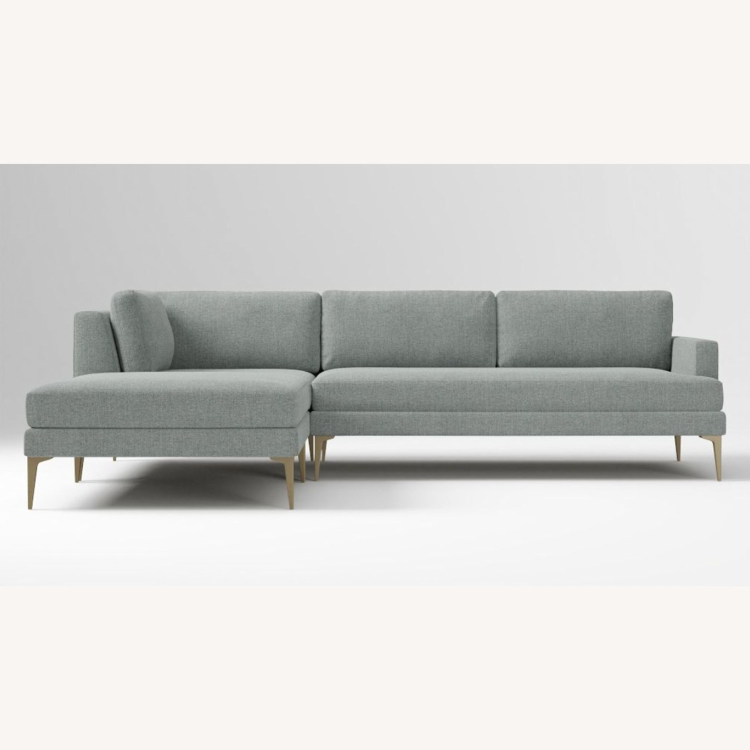 West Elm Andes 3-Piece Ottoman Sectional  - image-3