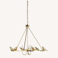 Anthropologie Golden Perch Chandelier