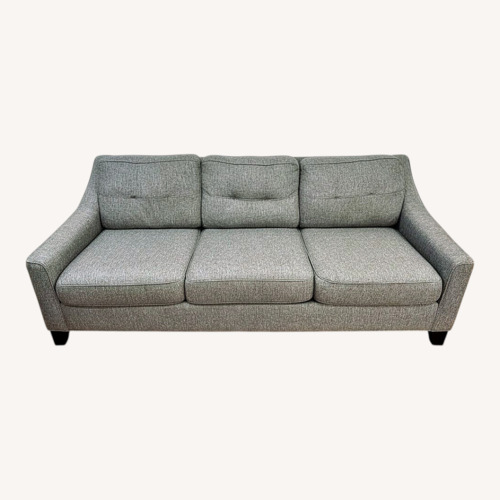 Used Rooms To Go Light Gray Fabric Sleeper Sofa for sale on AptDeco