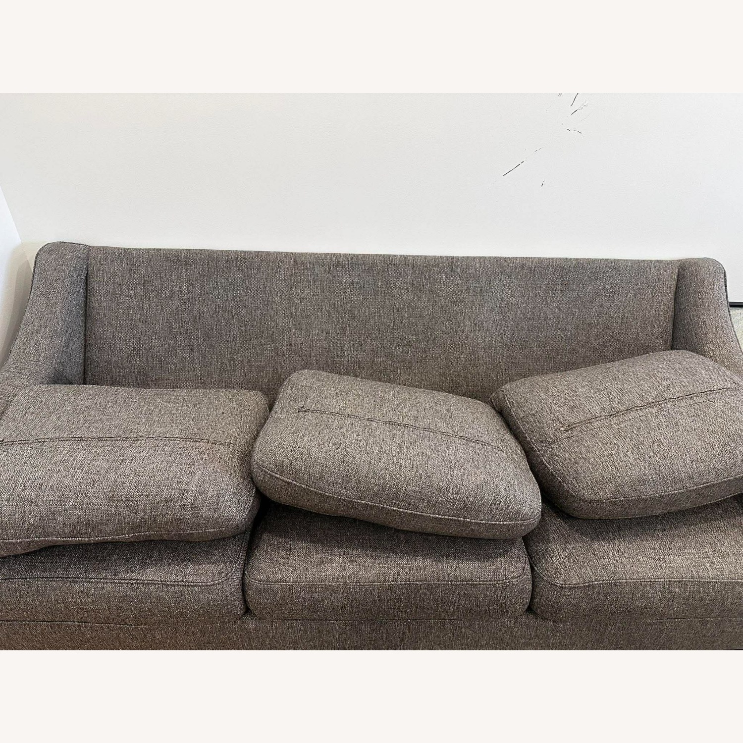 Rooms To Go Light Gray Fabric Sleeper Sofa - image-5