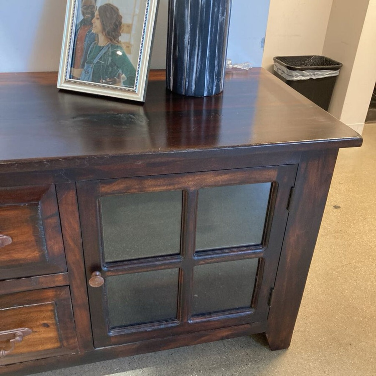 Dark Wood Dexter Media Console - image-3