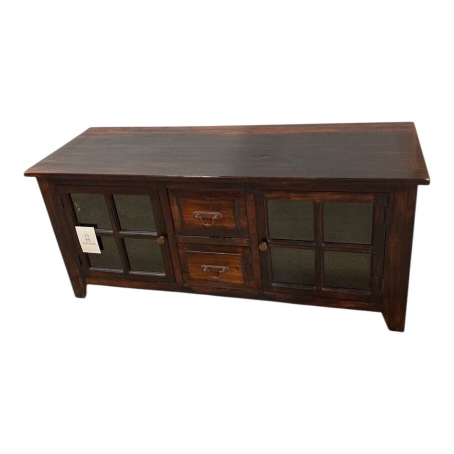 Dark Wood Dexter Media Console - image-1