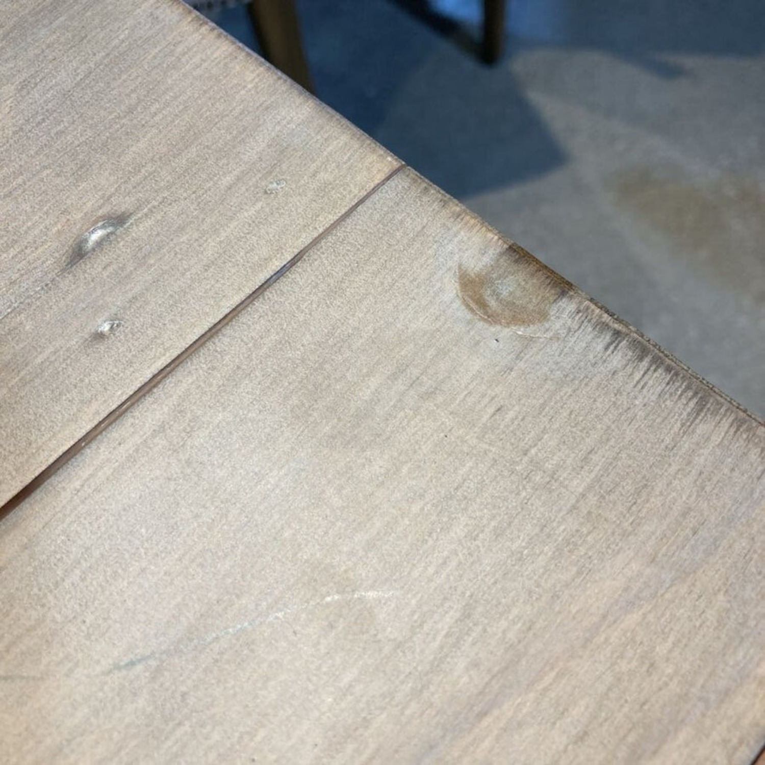 Reclaimed Wood Trestle Dining Table W 24" Leaf - image-9