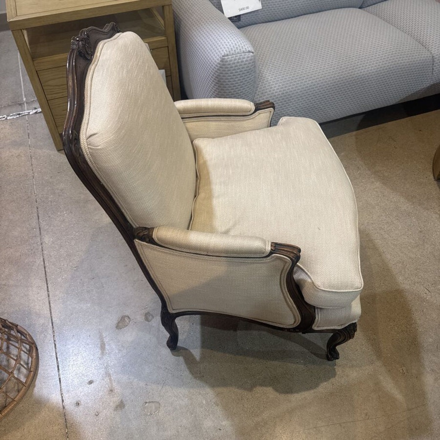 Louis XV Style Bergere Armchair - image-4