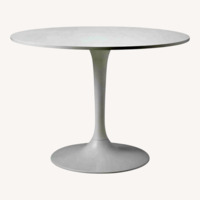 IKEA White DOCKSTA Tulip Table 
