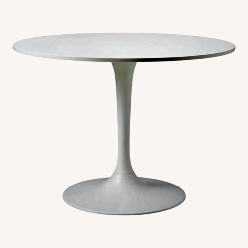 Used IKEA White DOCKSTA Tulip Table  for sale on AptDeco