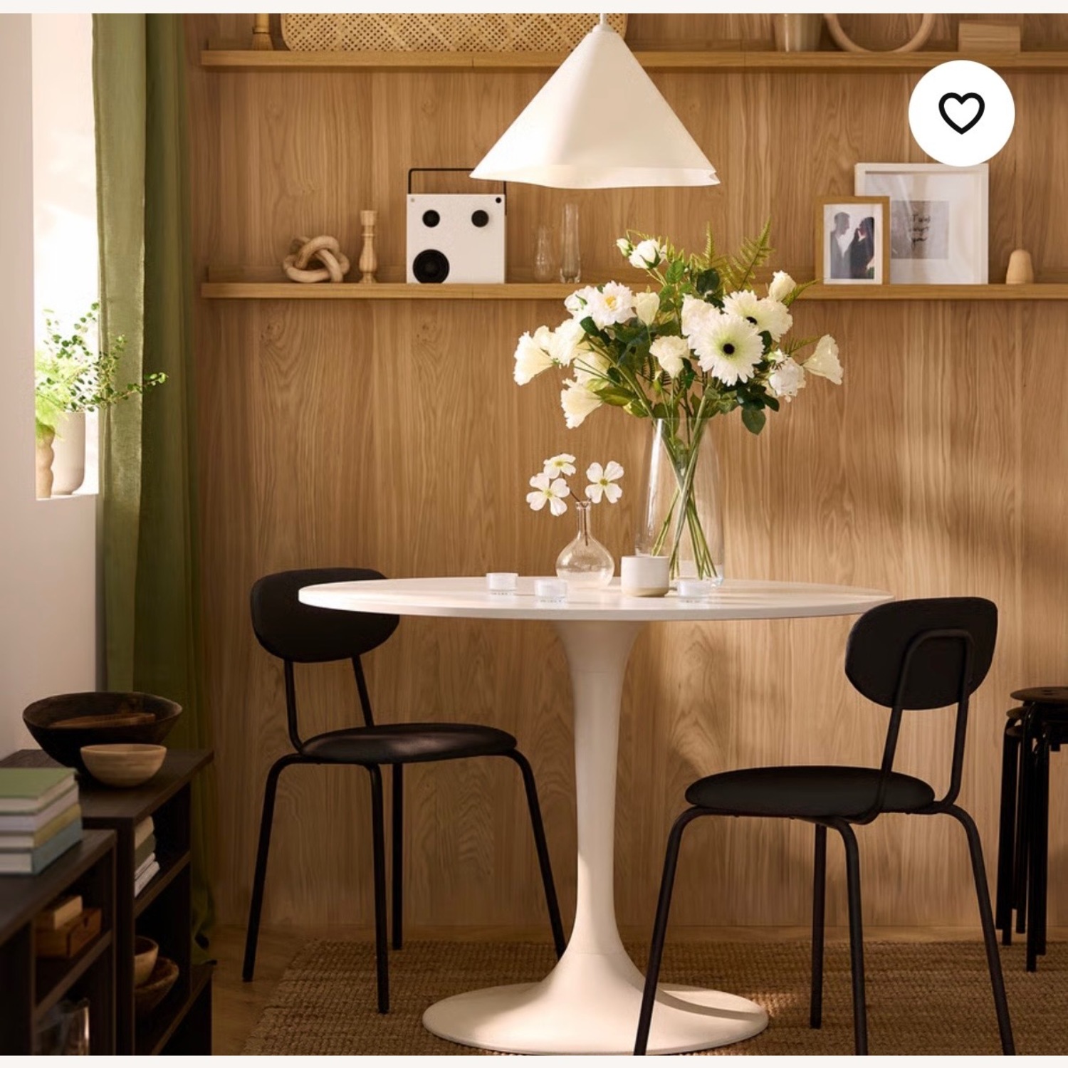 IKEA White DOCKSTA Tulip Table  - image-5