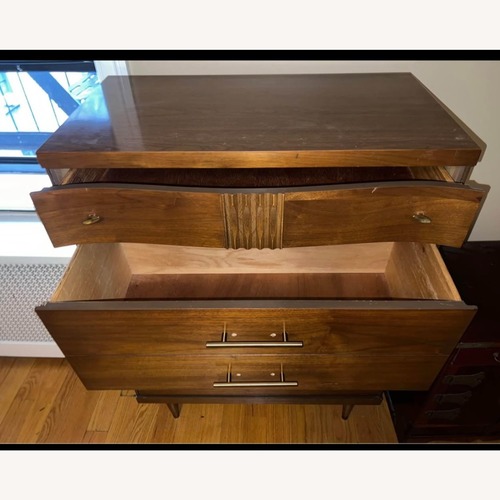 Used Vintage Mid-Century Modern Walnut Dresser  for sale on AptDeco