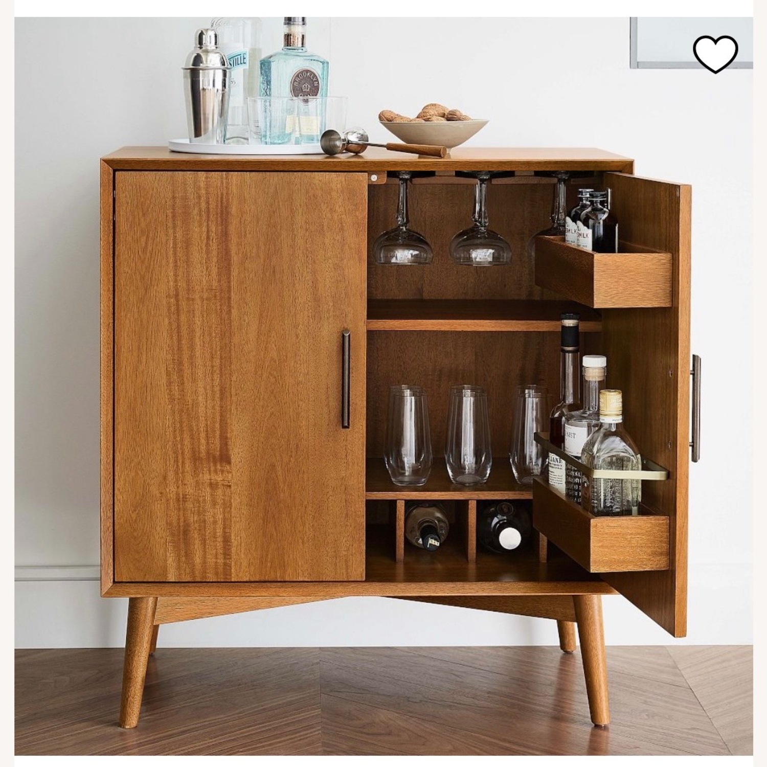 Mid-Century Bar Cabinet (32") - image-6