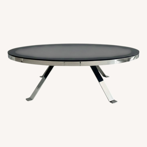 Used BoConcept Black Glass Coffee Table for sale on AptDeco