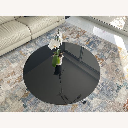 Used BoConcept Black Glass Coffee Table for sale on AptDeco