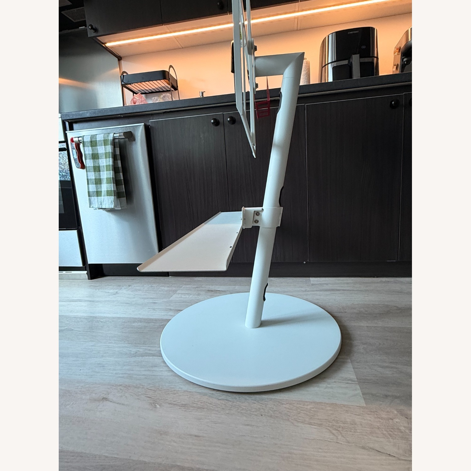 Wall Seven Stand A2 White Metal Media Storage - image-3