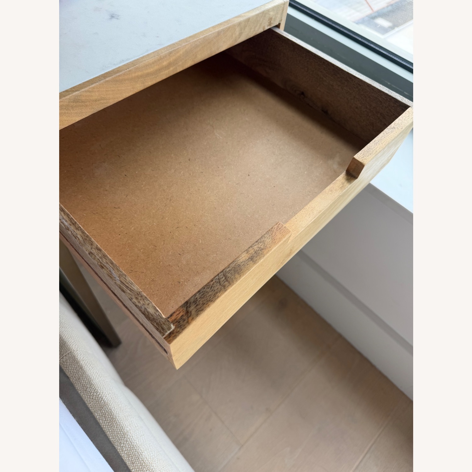 Vintage/Antique Natural Marble Nightstand - image-6