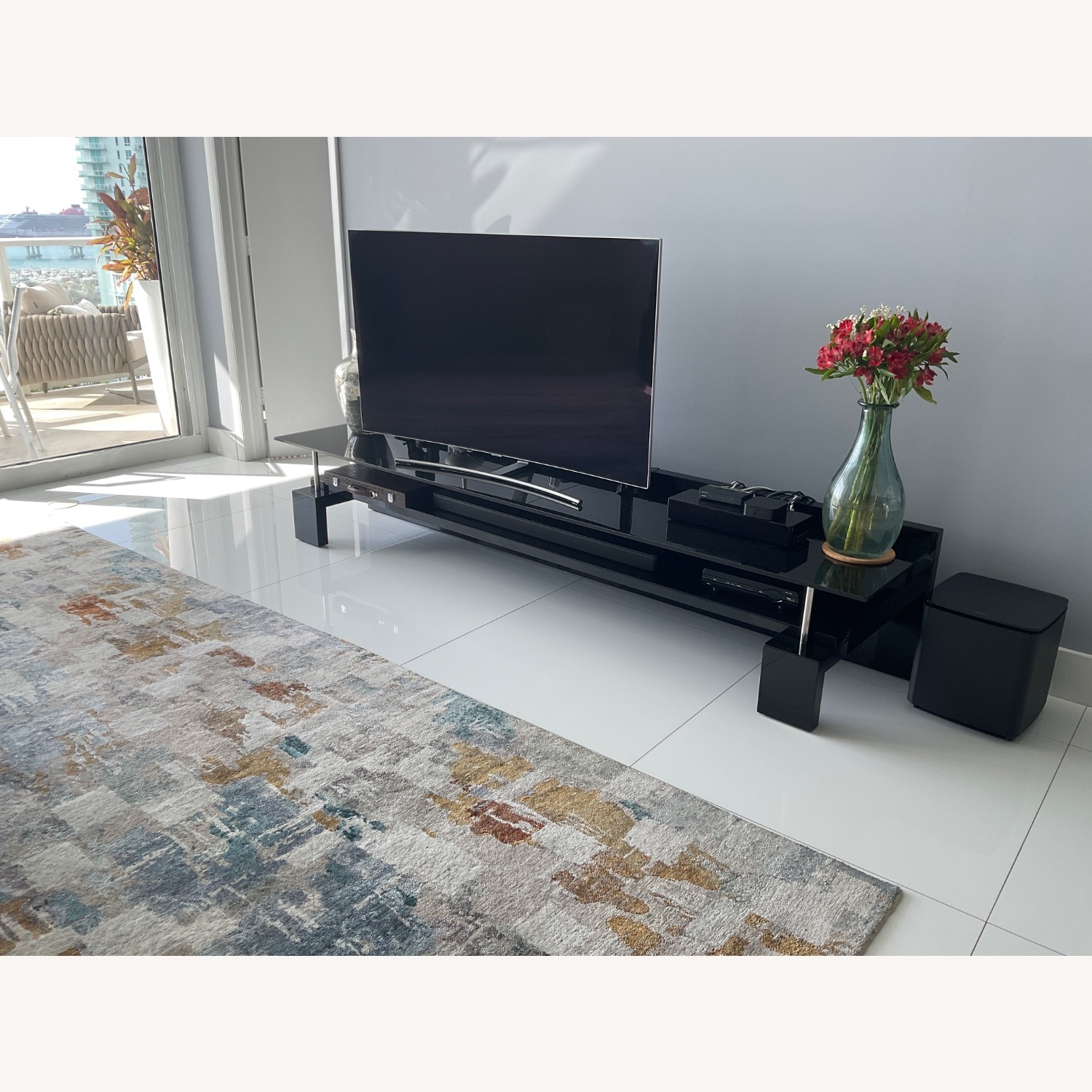 Black Glass Sideboard - image-2