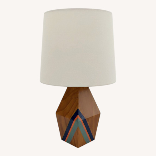Used The Land of Nod Natural Wood Table Lamps for sale on AptDeco