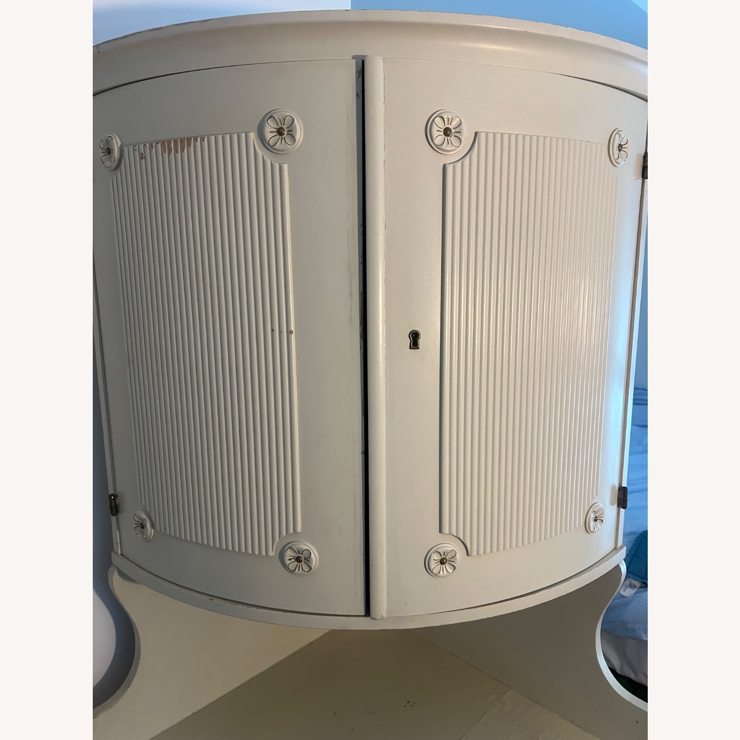 Antique 19c Swedish Gustavian Corner Hutch - image-5